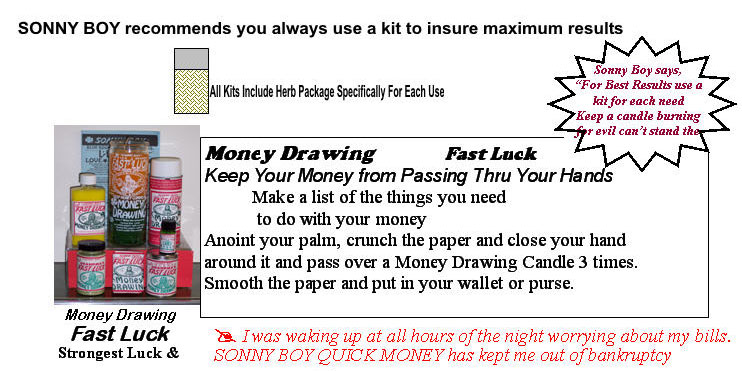 Fast Luck Money Drawing Products, Keep Your Money From Passing Thru Your Hands